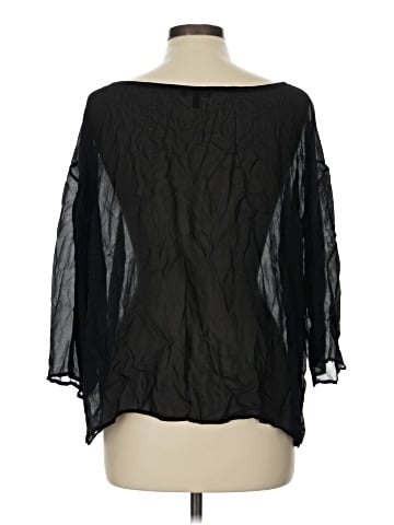 Eileen Fisher 3/4 Sleeve Silk Top (view 2)