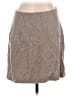 Theory Tweed Tan Wool Skirt Size 10 - photo 1