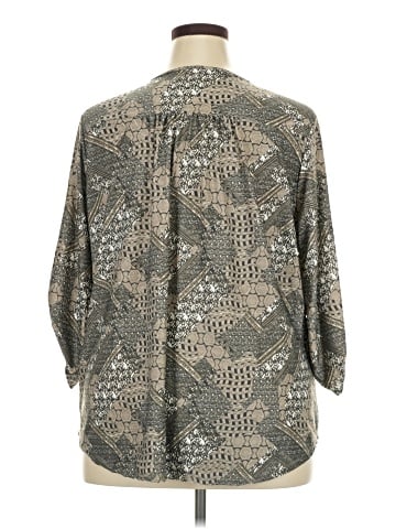 NY Collection 3/4 Sleeve Blouse (view 2)