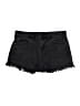 Vanilla Star 100% Cotton Black Denim Shorts Size 11 - photo 1