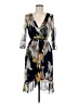 En Focus Studio Print Gray Cocktail Dress Size 6 - photo 1