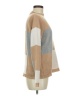 Paper Crane 100% Acrylic Color Block Tan Pullover Sweater Size M - photo 4