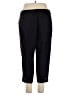 Talbots 100% Linen Solid Black Active Pants Size 16 (petite) - photo 2