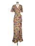 Tularosa 100% Polyester Paisley Yellow Cocktail Dress Size S - photo 1