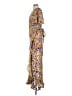 Tularosa 100% Polyester Paisley Yellow Cocktail Dress Size S - photo 5