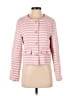 Entro 100% Polyester Stripes Pink Jacket Size S - photo 1