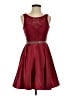 Assorted Brands 100% Polyester Burgundy Cocktail Dress Size XS - photo 1