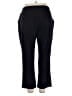 Lands' End 100% Cotton Solid Black Casual Pants Size XL - photo 2