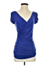 Candie's Blue Short Sleeve Top Size S - photo 1