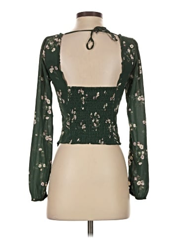 Abercrombie & Fitch Long Sleeve Blouse (view 2)