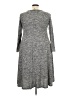 Pomelo Chevron-herringbone Gray Casual Dress Size 2X - photo 2