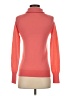 J.Crew 100% Wool Color Block Orange Wool Pullover Sweater Size S - photo 2