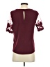 Lulus 100% Polyester Burgundy Short Sleeve Top Size S - photo 2