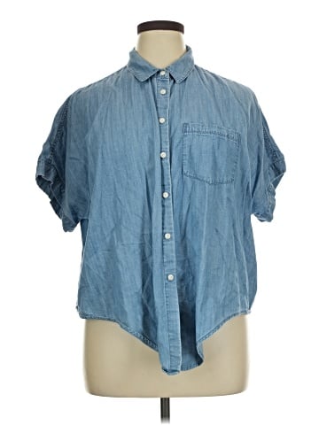 Madewell Short Sleeve Button-Down Shirt (view 1)