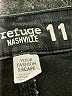 Refuge Black Denim Shorts Size 11 - photo 3