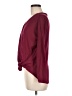 Just Be... Burgundy Long Sleeve Blouse Size M - photo 5