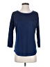 St. John's Bay 100% Polyester Blue 3/4 Sleeve T-Shirt Size S - photo 1