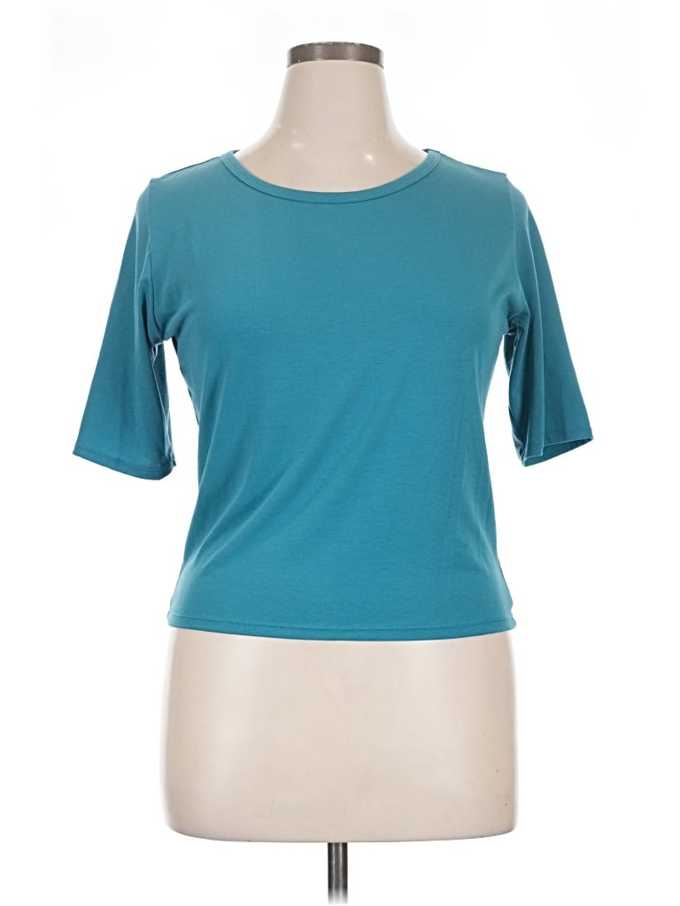 Pre-owned Lularoe Short Sleeve T-shirt In Teal