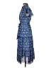 Max Studio 100% Polyester Floral Blue Casual Dress Size XS - photo 5