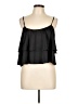 H&M 100% Polyester Black Sleeveless Blouse Size 10 - photo 1