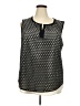 New Directions 100% Polyester Black Sleeveless Blouse Size 2X - photo 1