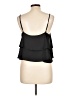 H&M 100% Polyester Black Sleeveless Blouse Size 10 - photo 2