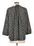 Jachs Girlfriend 100% Polyester Black 3/4 Sleeve Blouse Size L - photo 2
