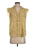 Pleione 100% Polyester Yellow Sleeveless Blouse Size S - photo 1