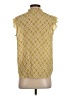 Pleione 100% Polyester Yellow Sleeveless Blouse Size S - photo 2