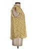 Pleione 100% Polyester Yellow Sleeveless Blouse Size S - photo 4