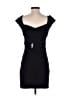 Express Solid Black Cocktail Dress Size M - photo 2