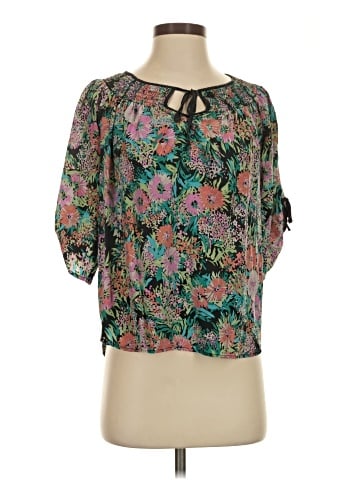 Yumi Kim 3/4 Sleeve Silk Top (view 1)