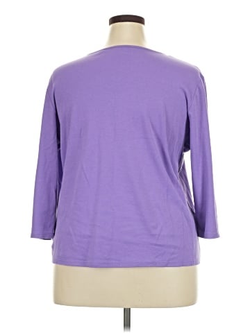 Liz Claiborne 3/4 Sleeve T-Shirt (view 2)