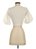 Zara Ivory Short Sleeve Blouse Size S - photo 2
