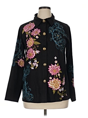 Citron Long Sleeve Button-Down Shirt (view 1)