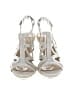 Naturalizer Metallic Silver Sandals Size 7 - photo 2