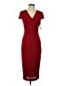 Alexia Admor Solid Burgundy Red Cocktail Dress Size S - photo 1