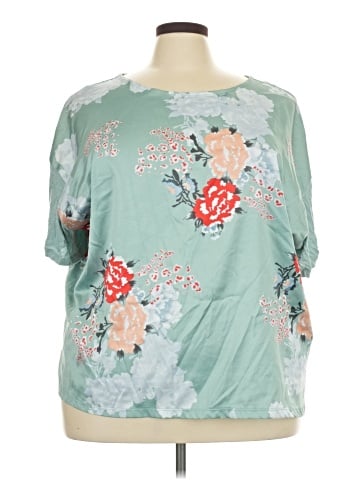 Ellos Short Sleeve Blouse (view 1)
