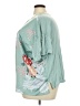 Ellos 100% Polyester Teal Short Sleeve Blouse Size 22 - 24 - photo 5