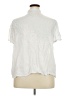 ModCloth 100% Cotton Silver Short Sleeve Blouse Size 3X - photo 2