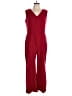 Tiana B. Solid Red Jumpsuit Size 12 - photo 1