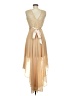 Assorted Brands Tan Cocktail Dress Size M - photo 2