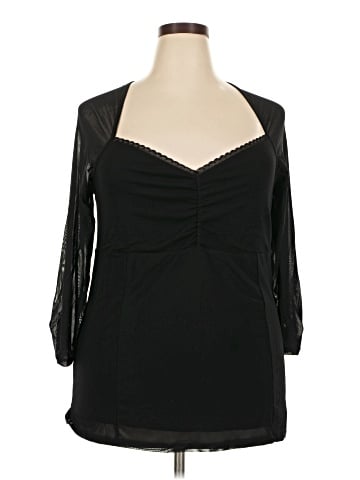 Torrid 3/4 Sleeve T-Shirt (view 1)