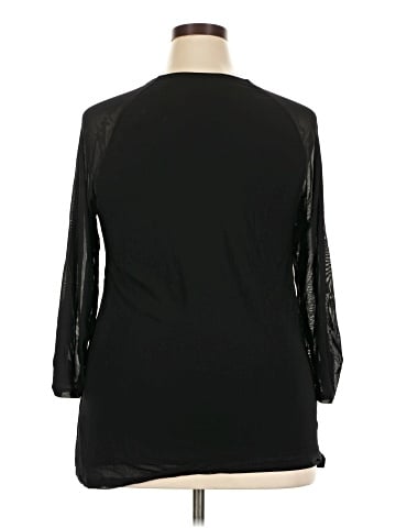 Torrid 3/4 Sleeve T-Shirt (view 2)