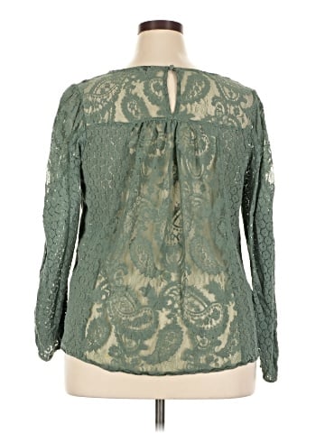 Torrid 3/4 Sleeve Blouse (view 2)