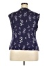 Attention Purple Sleeveless Blouse Size 2X - photo 2