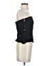 Zara 100% Polyurethane Black Tube Top Size S - photo 4