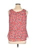 CAbi 100% Polyester Red Sleeveless Blouse Size L - photo 2
