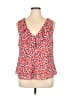 CAbi 100% Polyester Red Sleeveless Blouse Size L - photo 1
