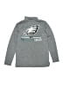 NFL 100% Polyester Gray Long Sleeve Polo Size 10 - 12 - photo 2